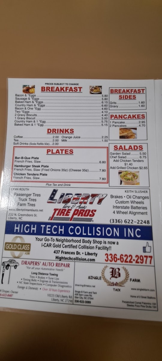 Kidd's Drive-In Menu - Image 2