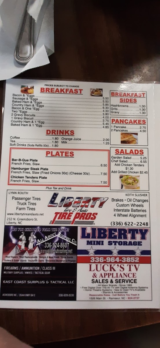 Kidd's Drive-In Menu - Image 4